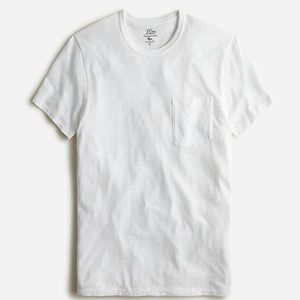 NWT J CREW Classic Cotton pocket crewneck T-shirt
